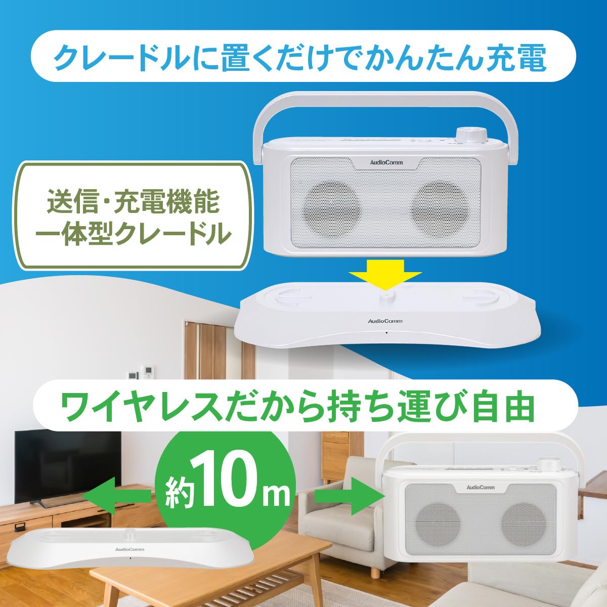 Amazon.co.jp: オーム(OHM) 耳もとスピーカー 手元スピーカー